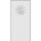 Ekena Millwork Standard Foster Spiral Plinth Block With Rounded Edge, 4"W x 8"H x 1"P PBP040X080X100FOS14 - alternate 4